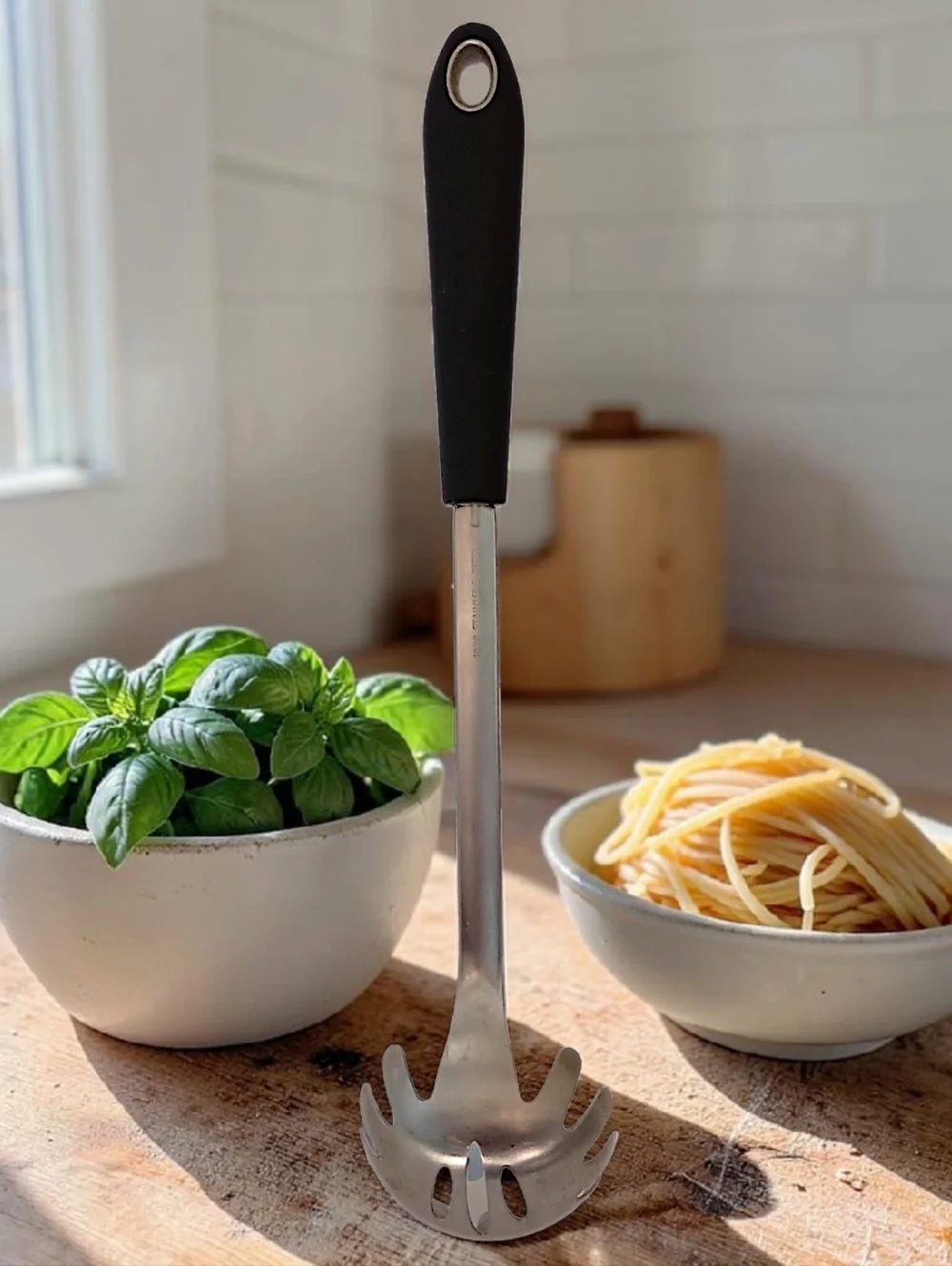 JA Henkels Spaghetti Server Pasta Spoon 18/10 Kitchen Utensil Stainless Steel‎